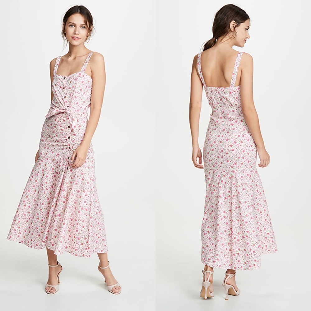 LIKELY MINKA FLORAL STRETCH COTTON SUMMER DRESS - Picture 2 of 5